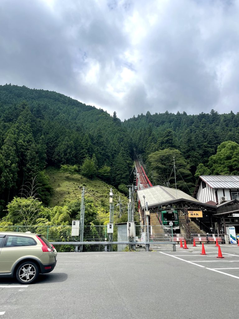 cable car at mt mitake