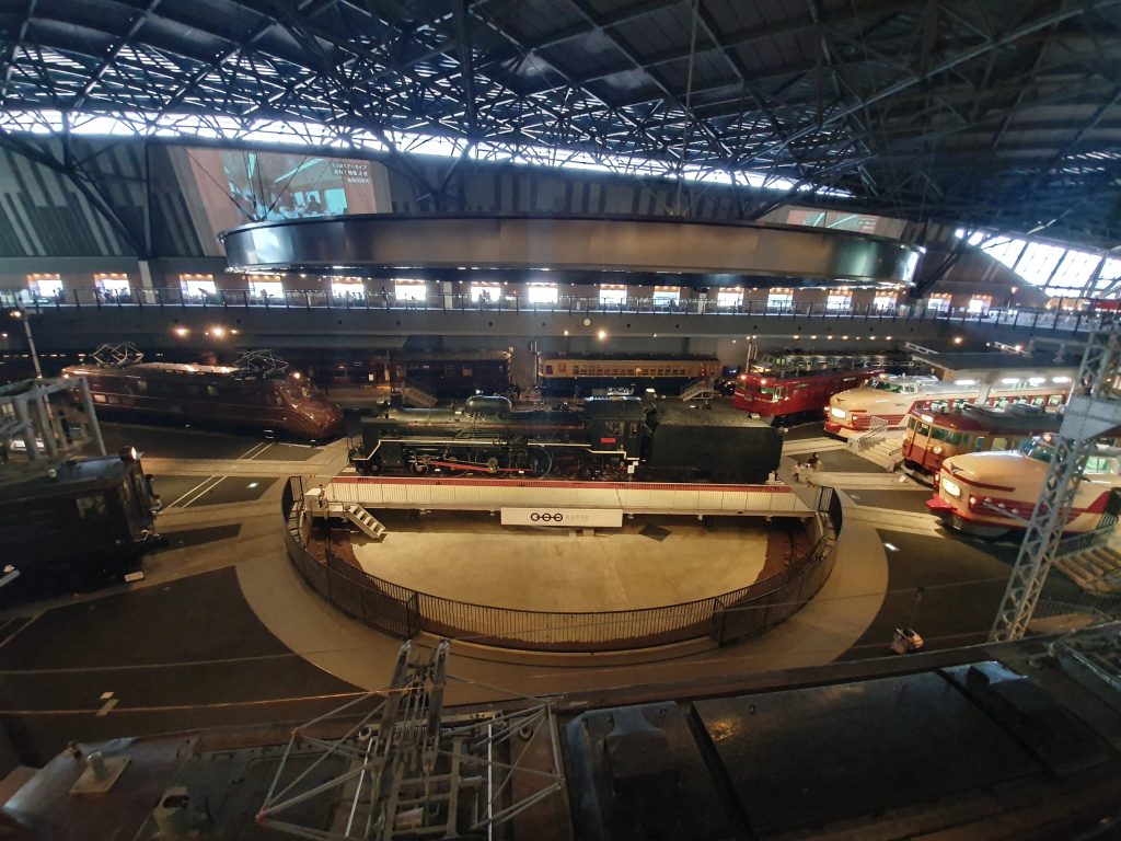 inside the railway museum
